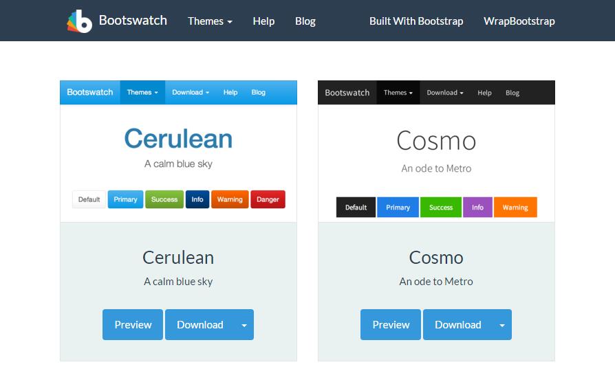 ThemeFinder 免费的bootsrap模板站