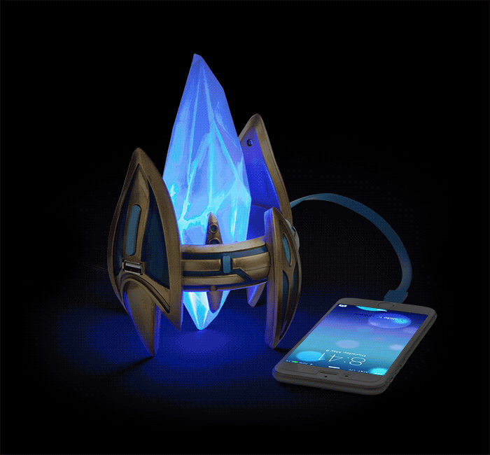 Starcraft Protoss Pylon USB Charger 移动电源