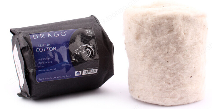 法国 Drago 龙棉 DIY 电子烟 用到的棉花