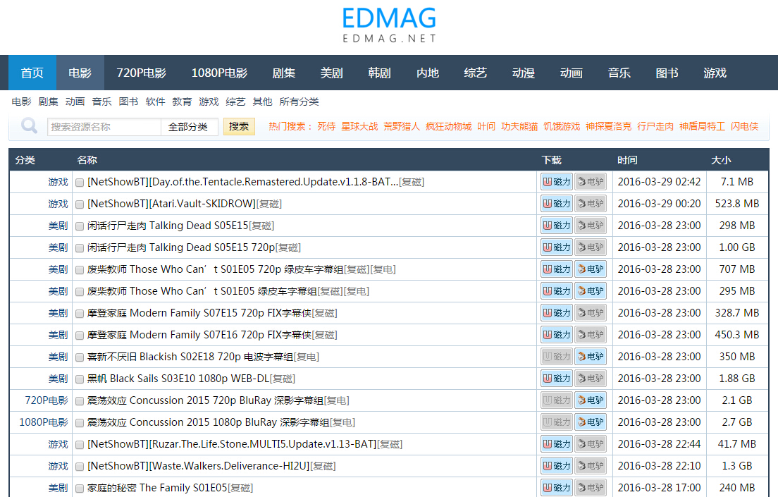 磁力,bt下载,磁力下载,电驴下载,bt种子下载,EDMAG