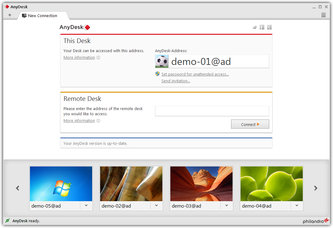速度最快的免费远程控制工具——AnyDesk v2.3.0