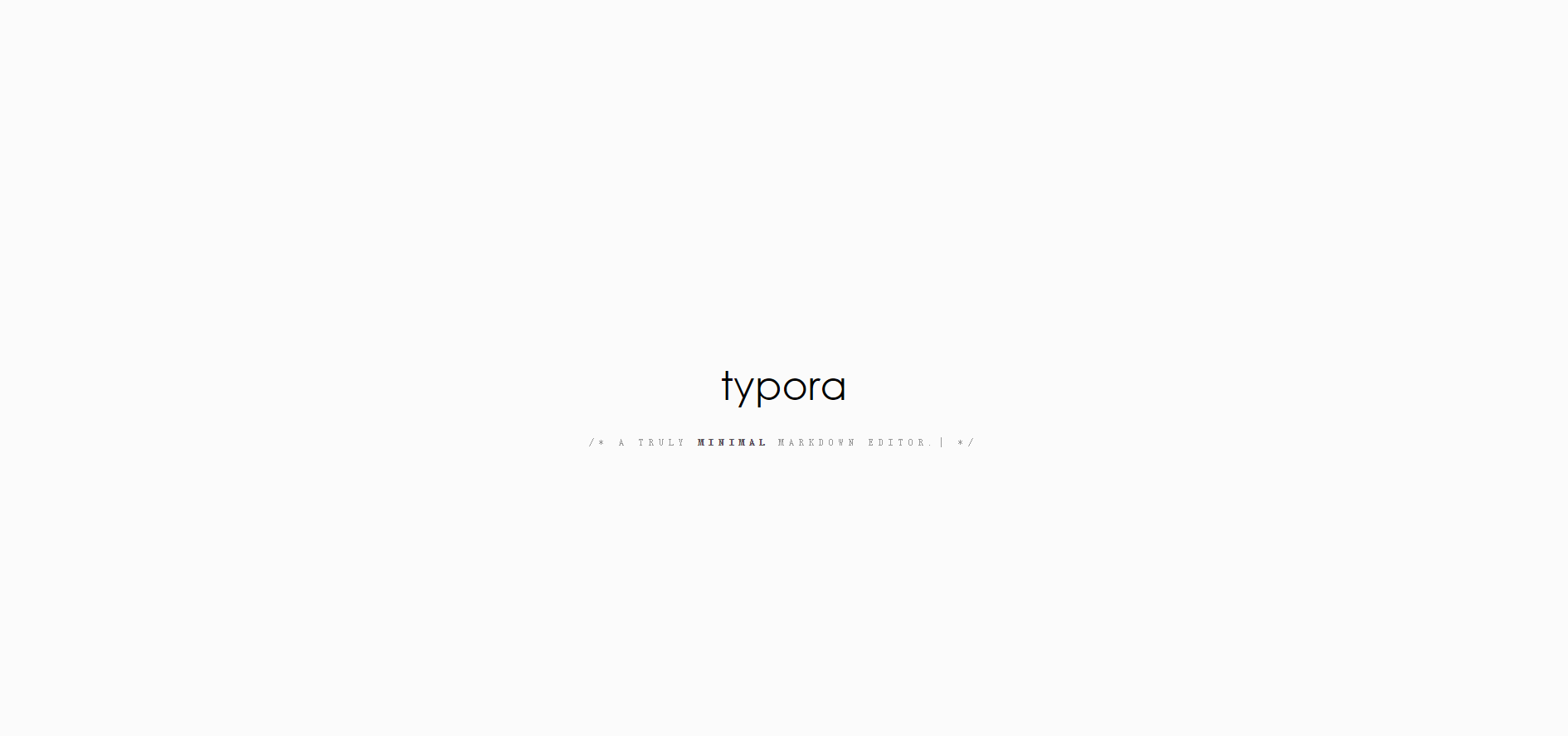 typora：一款优雅的markdown编辑器