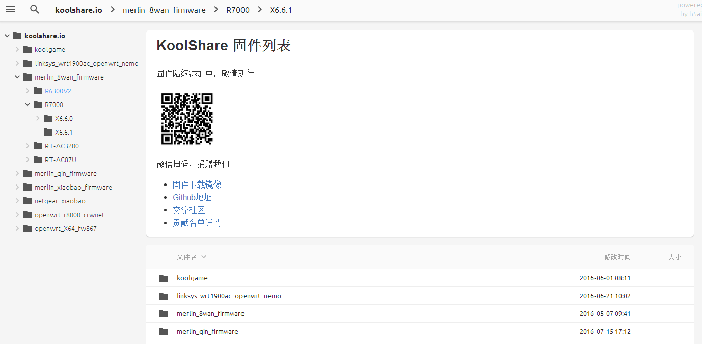 KoolShare 固件列表