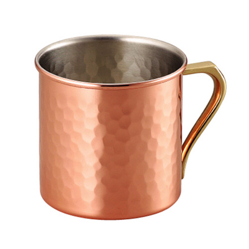 食乐工坊 锤目纹铜杯