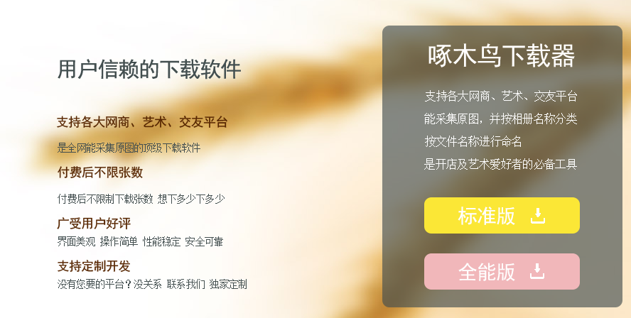 图片下载器 - 首选啄木鸟下载器