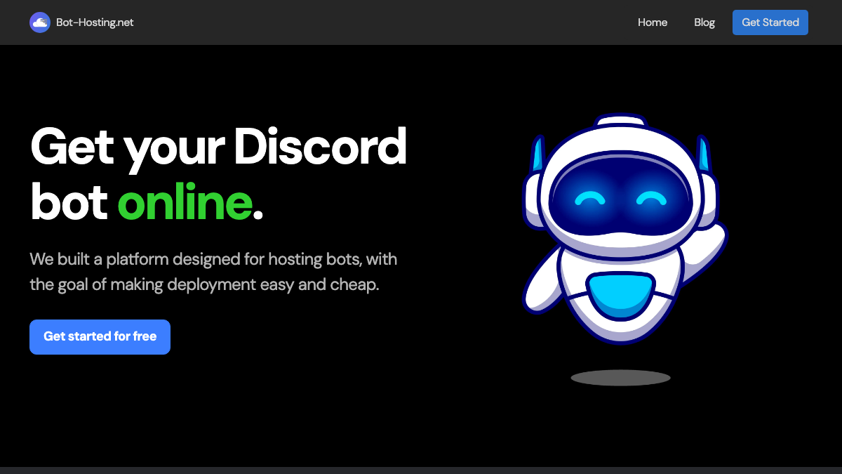 Hosting.net - 免费 Discord Bot 托管平台
