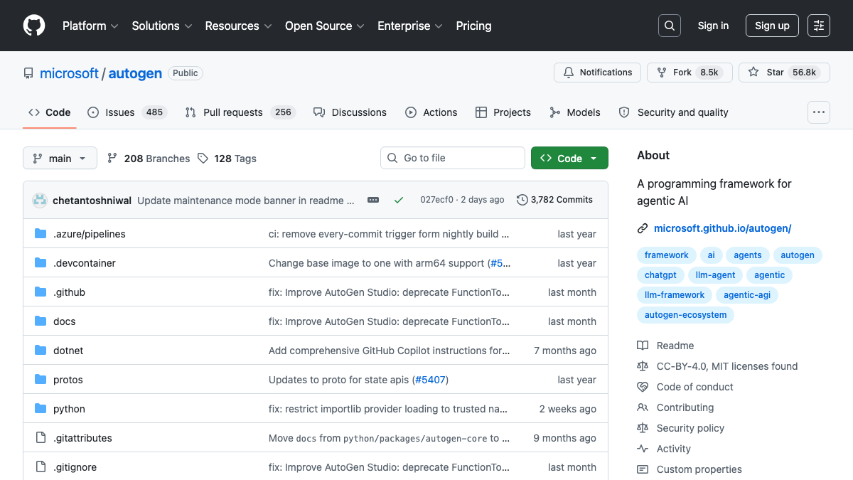 AutoGen - 多AI协作框架