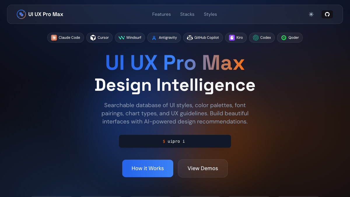 UI UX Pro Max - Claude Code 设计技能