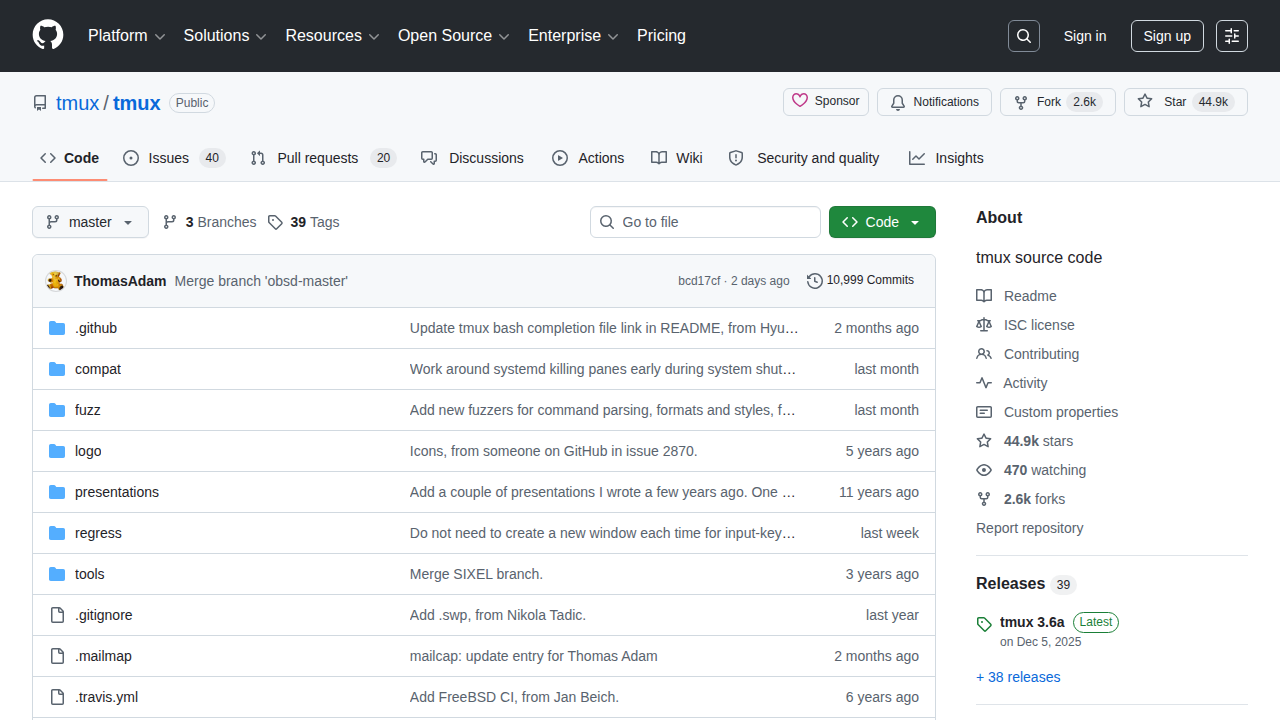 tmux - 经典的终端多路复用器