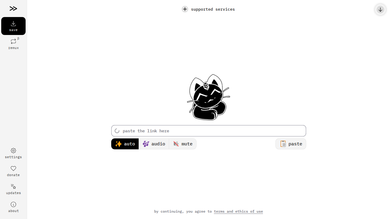cobalt - 极简风格的全能媒体下载工具