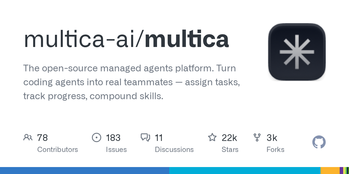 Multica - 开源智能体协作平台，把编码 Agent 变成团队成员