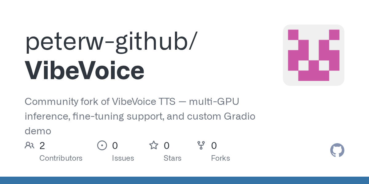 VibeVoice 社区版 - PyTorch/CUDA 多 GPU 推理完整代码