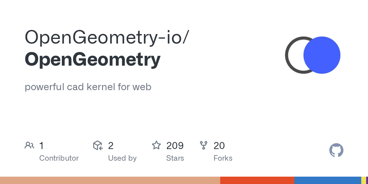 OpenGeometry - 浏览器原生 CAD 内核，Rust + WebAssembly 构建