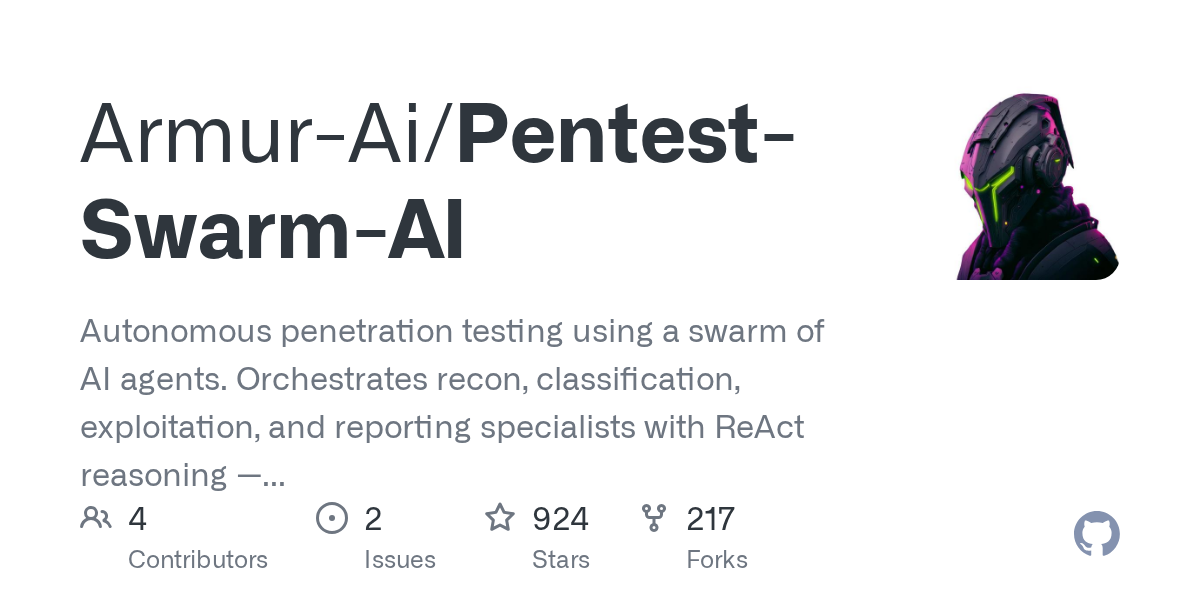 Pentest Swarm AI - 基于真正 Swarm 架构的开源 AI 渗透测试工具