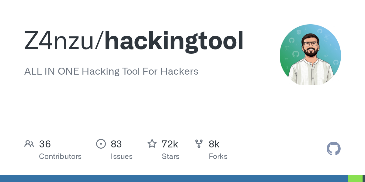 hackingtool - 安全研究一体化渗透测试工具箱（185+工具）