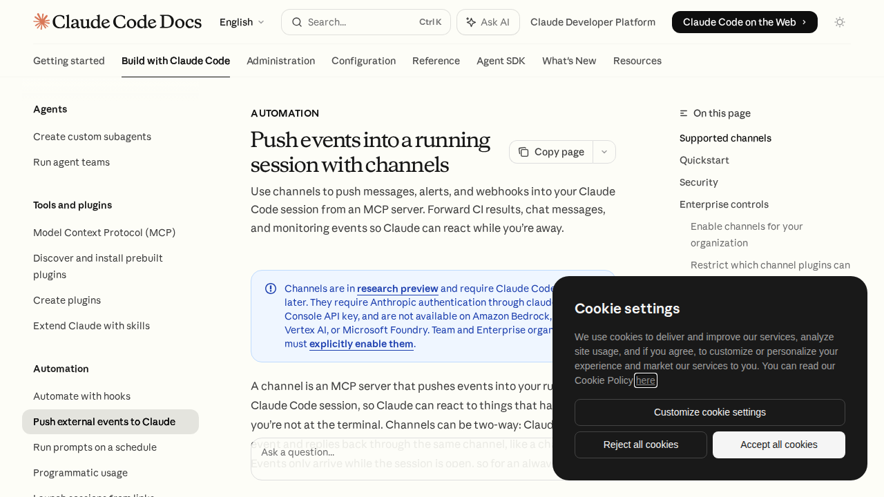 Claude Code Channels - 用 Telegram/Discord 远程控制你的 AI 编程助手