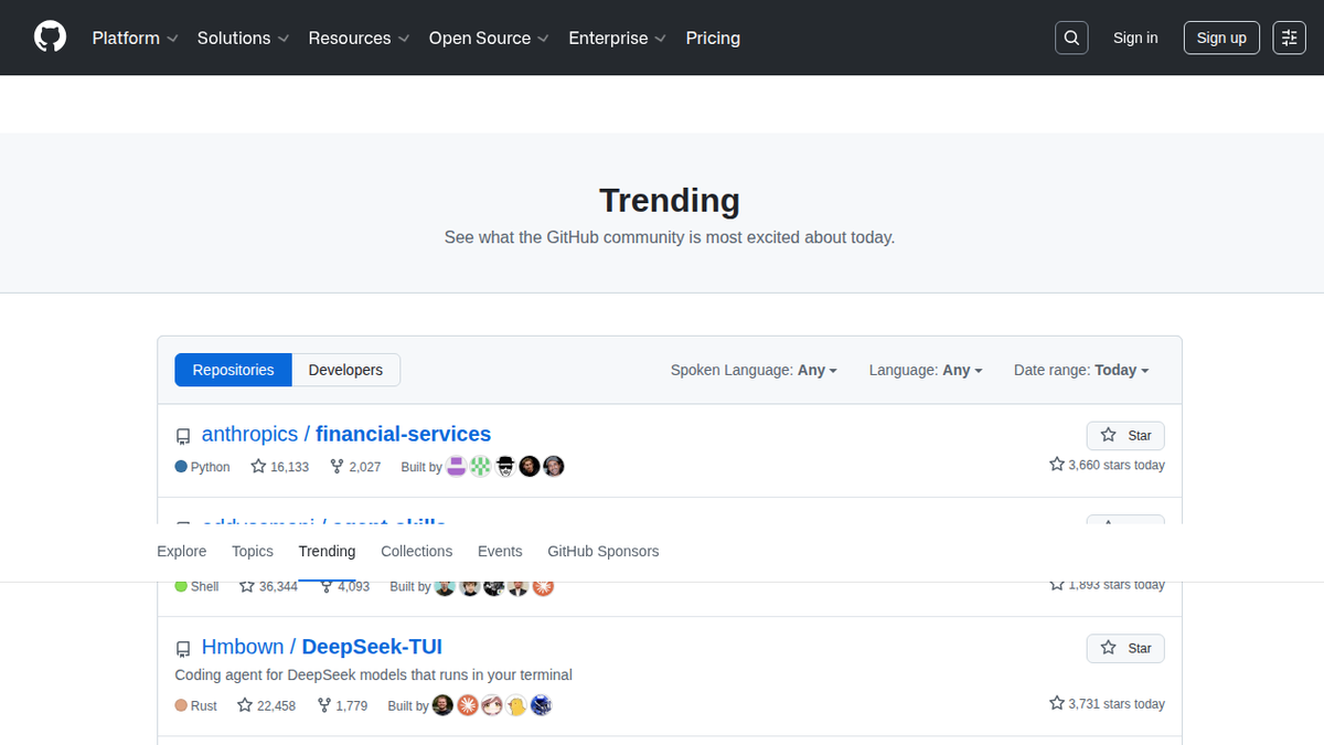 GitHub Trending 今日热榜 (2026-05-09)