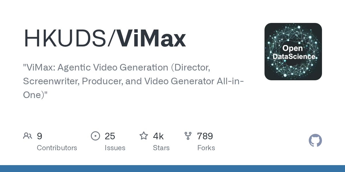 ViMax：多智能体全流程视频生成框架