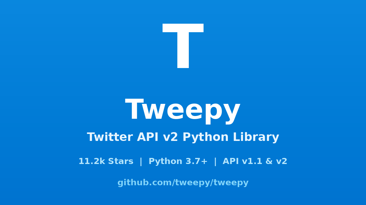 Tweepy - Python操控Twitter/X