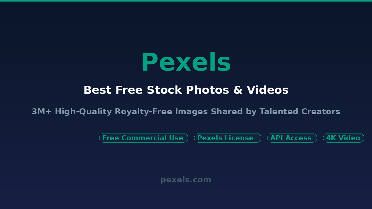 Pexels - 免费高质量图片视频素材