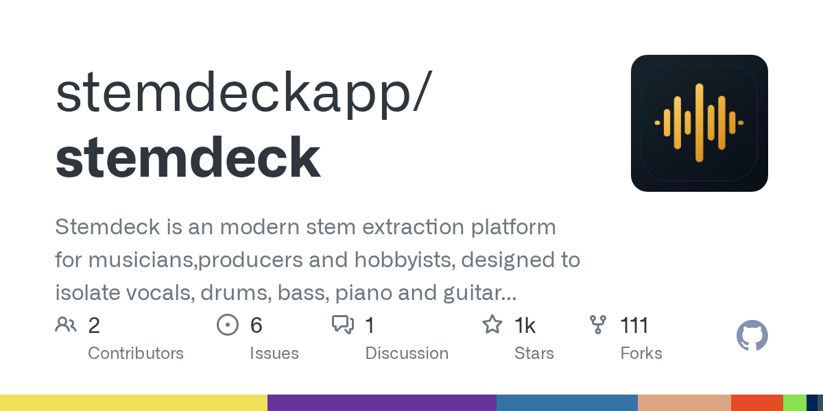 StemDeck - 本地 AI 音轨分离工具