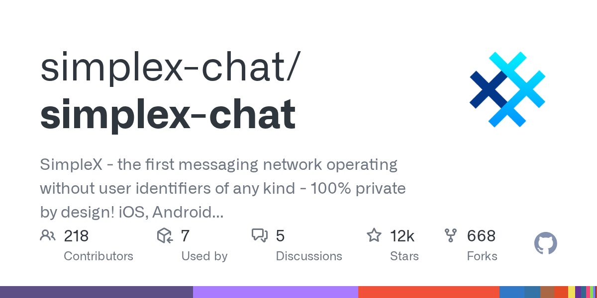 SimpleX Chat - 全球唯一无用户标识符的隐私聊天应用