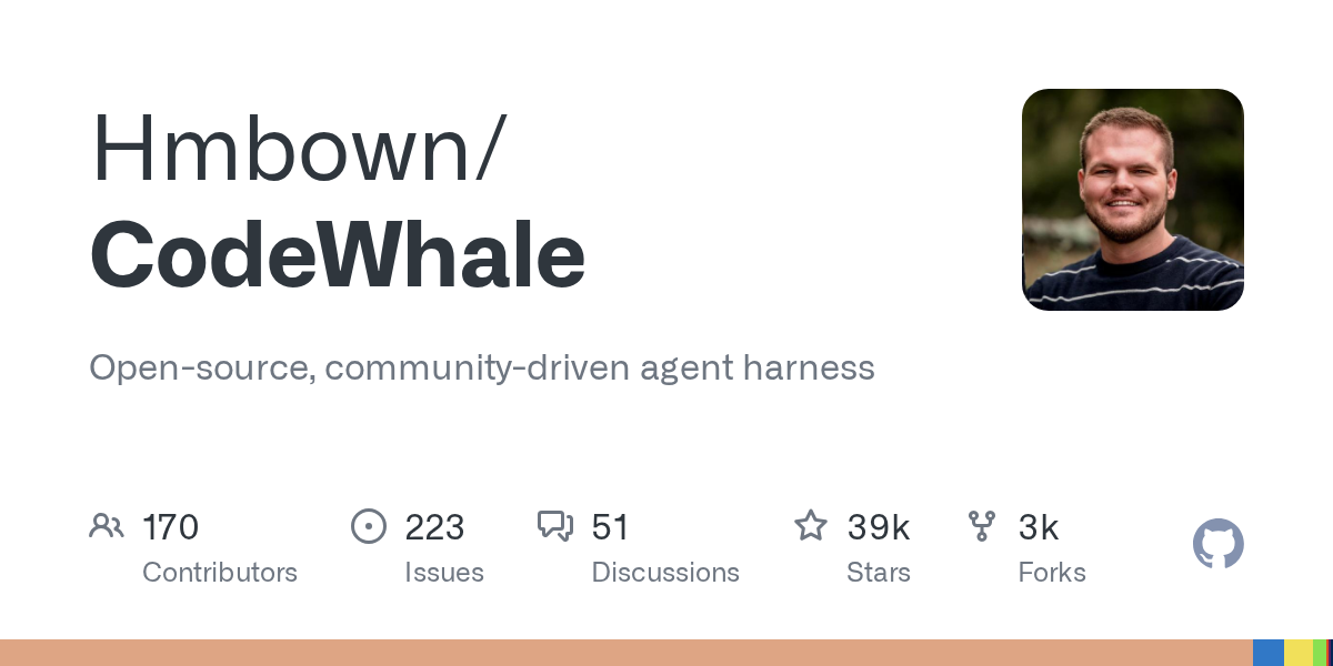 CodeWhale:终端AI编码代理,开源模型优先