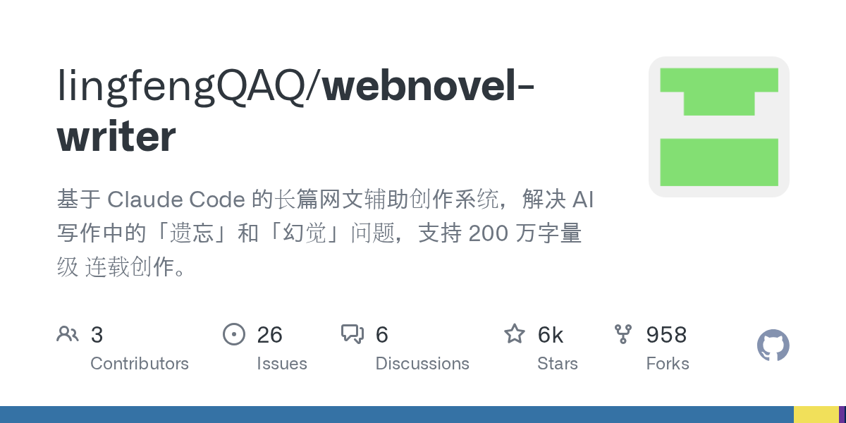 Webnovel Writer - Claude Code 长篇网文创作插件