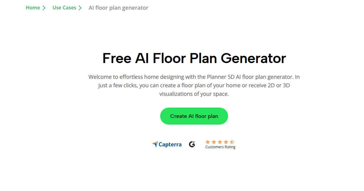 Planner 5D — AI 户型图生成器