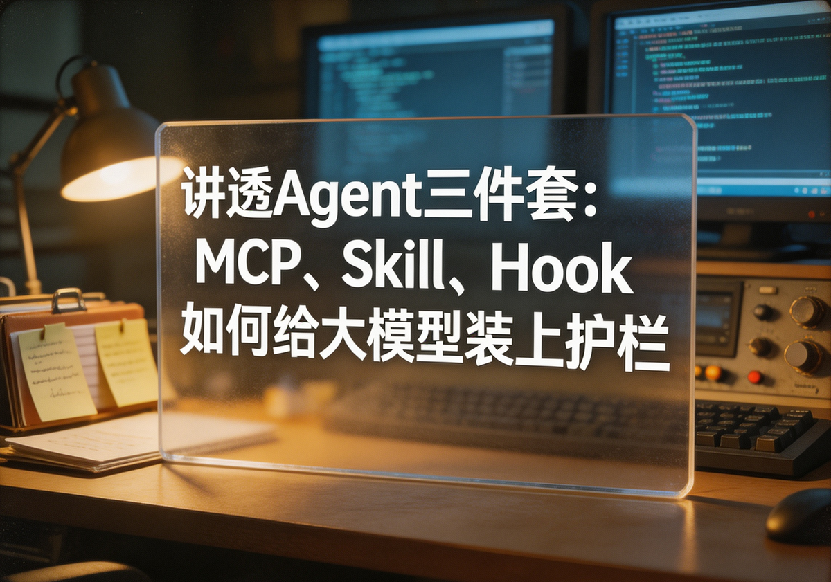 讲透Agent三件套:MCP、Skill、Hook如何给大模型装上护栏
