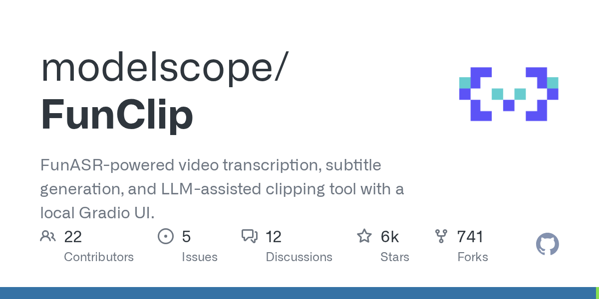 FunClip - 按文字剪视频,不用拖时间轴